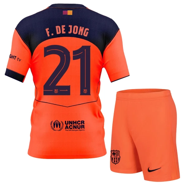 Levné Dětský Fotbalový Dres FC Barcelona Frenkie de Jong 21 Alternativní 2025-26 Levné Dětský Fotbalový Dres FC Barcelona Frenkie de Jong 21 Alternativní 2025-26
