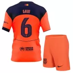 Levné Dětský Fotbalový Dres FC Barcelona Gavi 6 Alternativní 2025-26