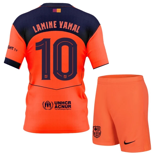 Levné Dětský Fotbalový Dres FC Barcelona Lamine Yamal 10 Alternativní 2025-26 Levné Dětský Fotbalový Dres FC Barcelona Lamine Yamal 10 Alternativní 2025-26