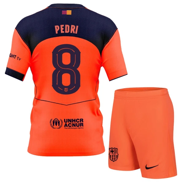 Levné Dětský Fotbalový Dres FC Barcelona Pedri 8 Alternativní 2025-26 Levné Dětský Fotbalový Dres FC Barcelona Pedri 8 Alternativní 2025-26