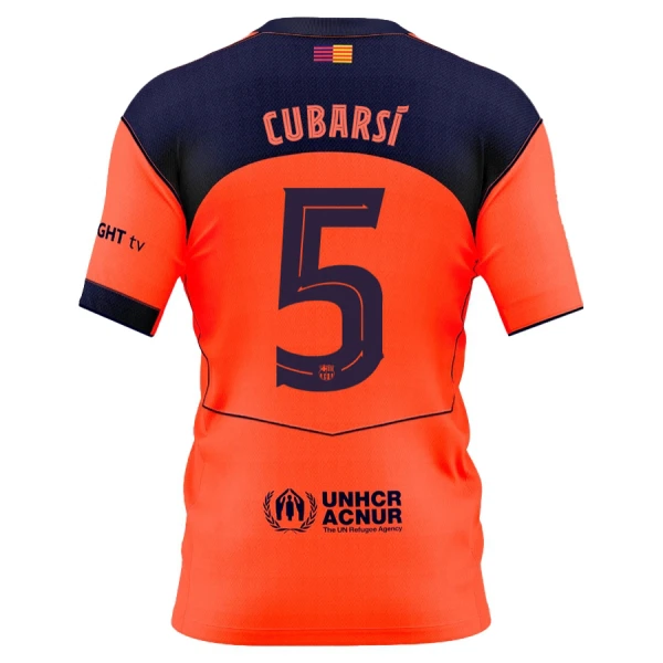 Levné Mužský Fotbalový Dres FC Barcelona Cubarsi 5 Alternativní 2025-26 Levné Mužský Fotbalový Dres FC Barcelona Cubarsi 5 Alternativní 2025-26
