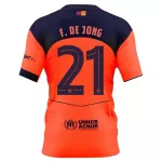 Levné Mužský Fotbalový Dres FC Barcelona Frenkie de Jong 21 Alternativní 2025-26
