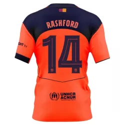 Levné Mužský Fotbalový Dres FC Barcelona Rashford 14 Alternativní 2025-26 Levné Mužský Fotbalový Dres FC Barcelona Rashford 14 Alternativní 2025-26