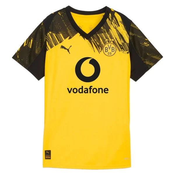Levné Dámský Fotbalový Dres Borussia Dortmund Domácí 2025-26 Levné Dámský Fotbalový Dres Borussia Dortmund Domácí 2025-26