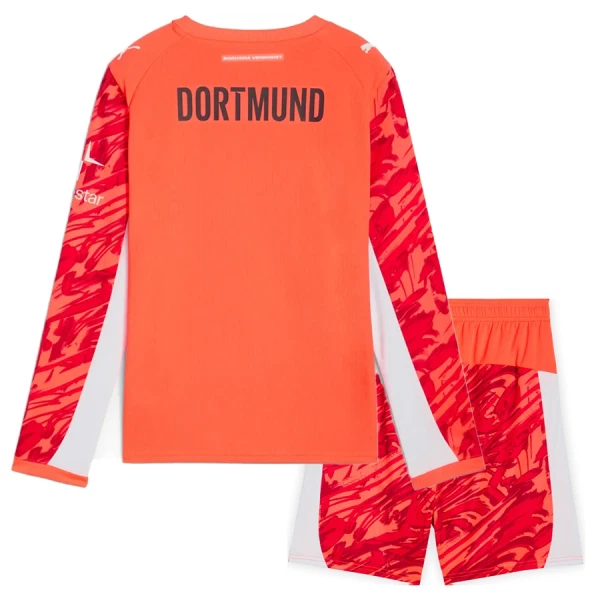 Levné Dětský Fotbalový Dres Borussia Dortmund Brankářské 2025-26 Červená Dlouhý Rukáv