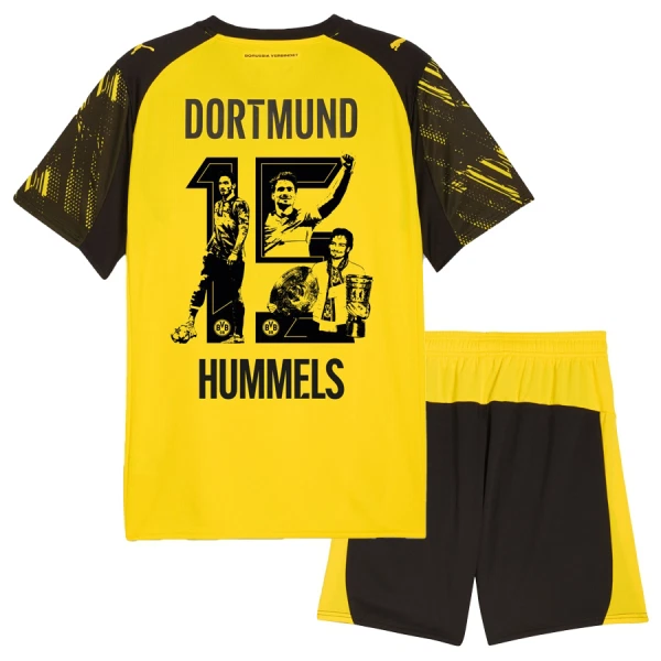 Levné Dětský Fotbalový Dres Borussia Dortmund Hummels 15 Domácí 2025-26 - Speciální Levné Dětský Fotbalový Dres Borussia Dortmund Hummels 15 Domácí 2025-26 - Speciální