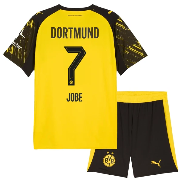 Levné Dětský Fotbalový Dres Borussia Dortmund Jobe 7 Domácí 2025-26 Levné Dětský Fotbalový Dres Borussia Dortmund Jobe 7 Domácí 2025-26