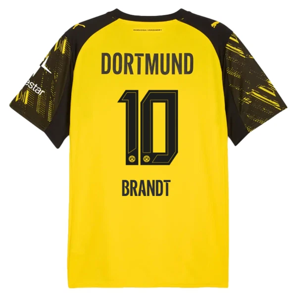 Levné Mužský Fotbalový Dres Borussia Dortmund Brandt 10 Domácí 2025-26 Levné Mužský Fotbalový Dres Borussia Dortmund Brandt 10 Domácí 2025-26