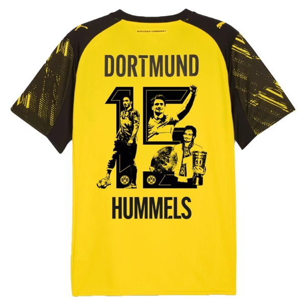 Levné Mužský Fotbalový Dres Borussia Dortmund Hummels 15 Domácí 2025-26 - Speciální Levné Mužský Fotbalový Dres Borussia Dortmund Hummels 15 Domácí 2025-26 - Speciální