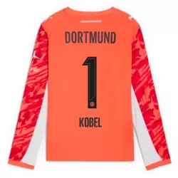 Levné Mužský Fotbalový Dres Borussia Dortmund Kobel 1 Brankářské 2025-26 Červená Dlouhý Rukáv Levné Mužský Fotbalový Dres Borussia Dortmund Kobel 1 Brankářské 2025-26 Červená Dlouhý Rukáv