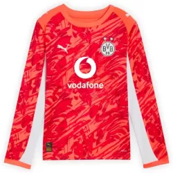 Levné Mužský Fotbalový Dres Borussia Dortmund Kobel 1 Brankářské 2025-26 Červená Dlouhý Rukáv