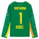 Levné Mužský Fotbalový Dres Borussia Dortmund Kobel 1 Brankářské 2025-26 Zelená Dlouhý Rukáv Levné Mužský Fotbalový Dres Borussia Dortmund Kobel 1 Brankářské 2025-26 Zelená Dlouhý Rukáv