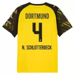 Levné Mužský Fotbalový Dres Borussia Dortmund N. Schlotterbeck 4 Domácí 2025-26
