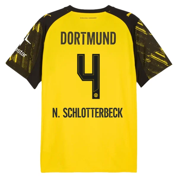 Levné Mužský Fotbalový Dres Borussia Dortmund N. Schlotterbeck 4 Domácí 2025-26 Levné Mužský Fotbalový Dres Borussia Dortmund N. Schlotterbeck 4 Domácí 2025-26