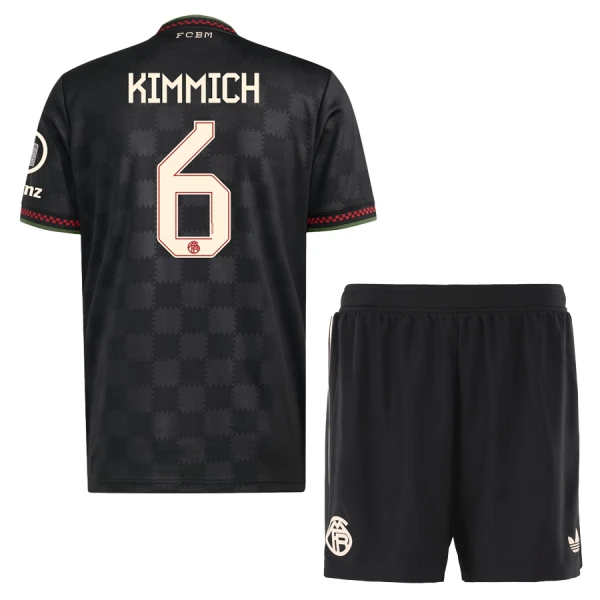 Levné Dětský Fotbalový Dres FC Bayern Mnichov Kimmich 6 Alternativní 2025-26 Levné Dětský Fotbalový Dres FC Bayern Mnichov Kimmich 6 Alternativní 2025-26