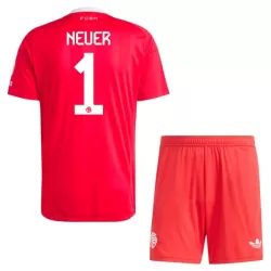 Levné Dětský Fotbalový Dres FC Bayern Mnichov Neuer 1 Brankářské 2025-26 Červená Levné Dětský Fotbalový Dres FC Bayern Mnichov Neuer 1 Brankářské 2025-26 Červená
