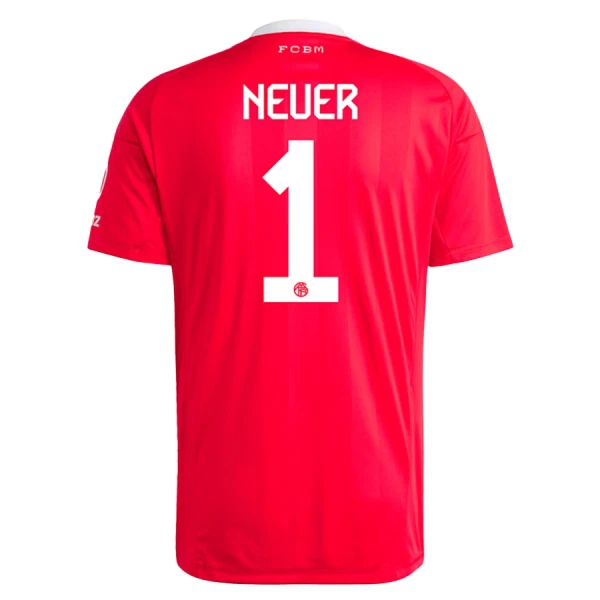 Levné Mužský Fotbalový Dres FC Bayern Mnichov Neuer 1 Brankářské 2025-26 Červená Levné Mužský Fotbalový Dres FC Bayern Mnichov Neuer 1 Brankářské 2025-26 Červená