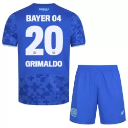 Levné Dětský Fotbalový Dres Bayer 04 Leverkusen Alejandro Grimaldo 20 Alternativní 2025-26 Levné Dětský Fotbalový Dres Bayer 04 Leverkusen Alejandro Grimaldo 20 Alternativní 2025-26