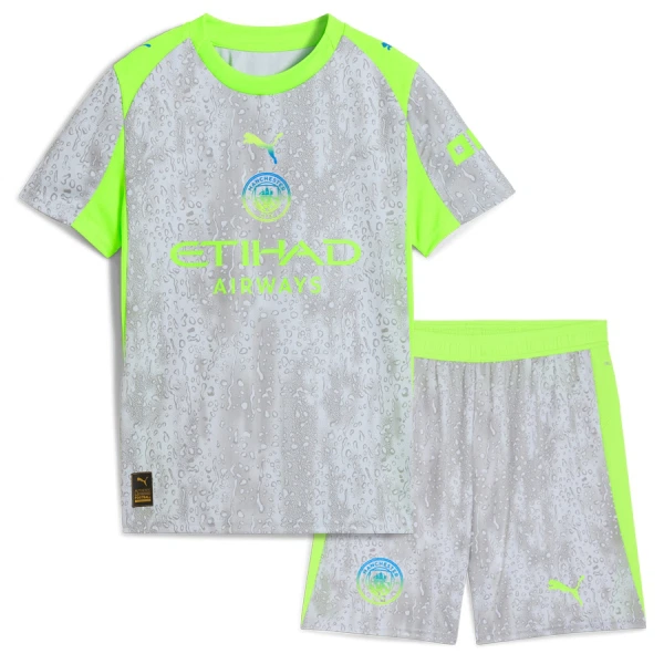 Levné Dětský Fotbalový Dres Manchester City Alternativní 2025-26 Levné Dětský Fotbalový Dres Manchester City Alternativní 2025-26
