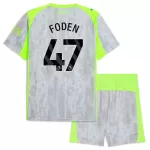 Levné Dětský Fotbalový Dres Manchester City Foden 47 Alternativní 2025-26