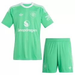 Levné Dětský Fotbalový Dres Manchester United Brankářské 2025-26 Zelená Levné Dětský Fotbalový Dres Manchester United Brankářské 2025-26 Zelená
