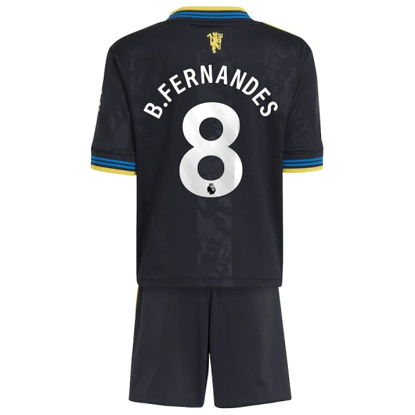 Levné Dětský Fotbalový Dres Manchester United Bruno Fernandes 8 Alternativní 2025-26 Levné Dětský Fotbalový Dres Manchester United Bruno Fernandes 8 Alternativní 2025-26