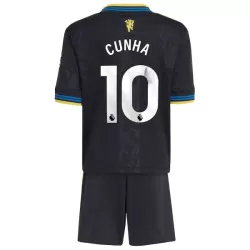 Levné Dětský Fotbalový Dres Manchester United Cunha 10 Alternativní 2025-26 Levné Dětský Fotbalový Dres Manchester United Cunha 10 Alternativní 2025-26