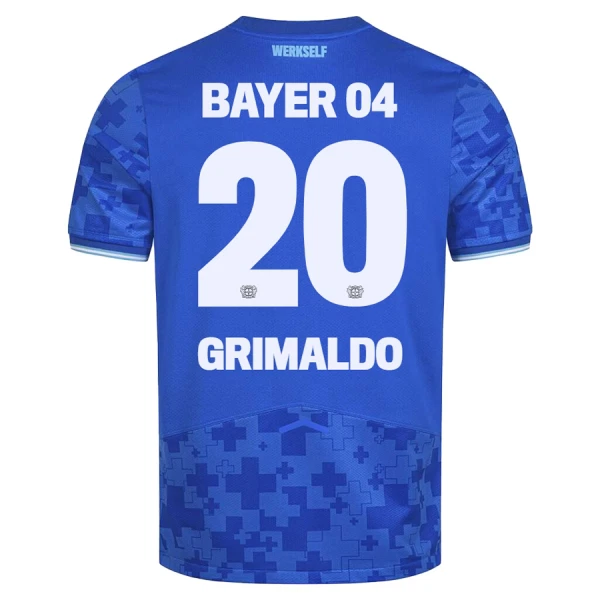 Levné Mužský Fotbalový Dres Bayer 04 Leverkusen Alejandro Grimaldo 20 Alternativní 2025-26 Levné Mužský Fotbalový Dres Bayer 04 Leverkusen Alejandro Grimaldo 20 Alternativní 2025-26