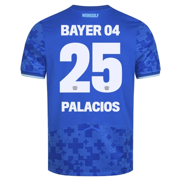 Levné Mužský Fotbalový Dres Bayer 04 Leverkusen Exequiel Palacios 25 Alternativní 2025-26 Levné Mužský Fotbalový Dres Bayer 04 Leverkusen Exequiel Palacios 25 Alternativní 2025-26