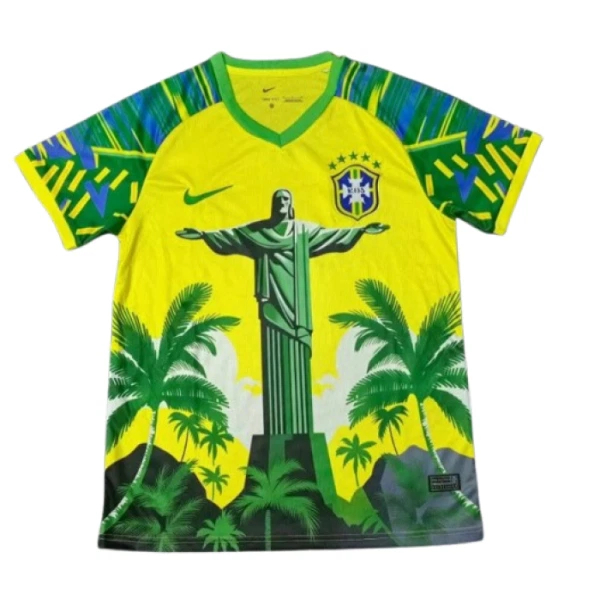 Levné Mužský Fotbalový Dres Brazílie 2025 Zelená - Speciální Levné Mužský Fotbalový Dres Brazílie 2025 Zelená - Speciální