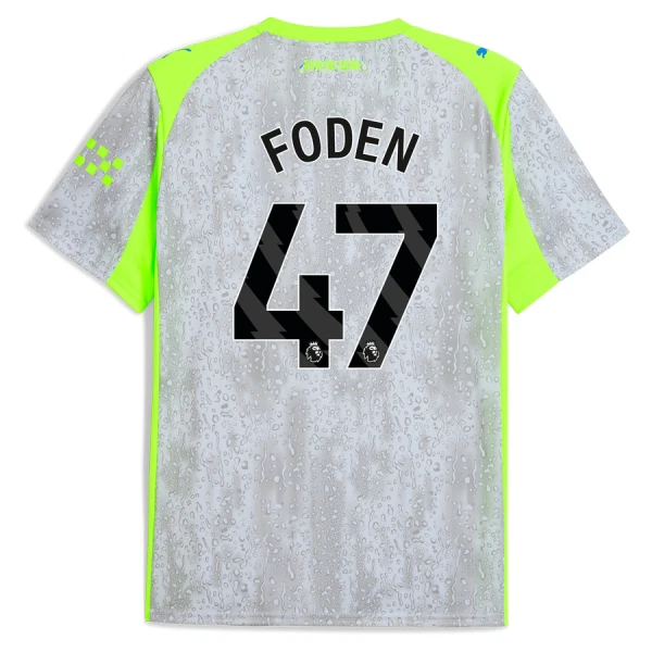 Levné Mužský Fotbalový Dres Manchester City Foden 47 Alternativní 2025-26 Levné Mužský Fotbalový Dres Manchester City Foden 47 Alternativní 2025-26
