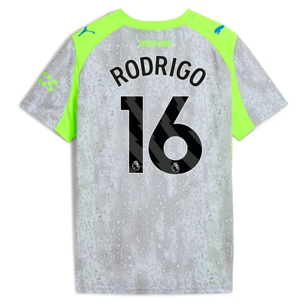 Levné Mužský Fotbalový Dres Manchester City Rodrigo 16 Alternativní 2025-26 Levné Mužský Fotbalový Dres Manchester City Rodrigo 16 Alternativní 2025-26