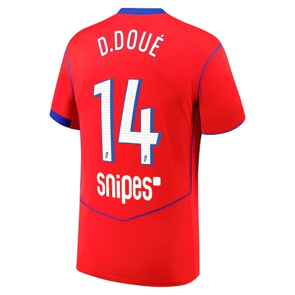 Levné Mužský Fotbalový Dres Paris Saint-Germain Desire Doue 14 Alternativní 2025-26 Levné Mužský Fotbalový Dres Paris Saint-Germain Desire Doue 14 Alternativní 2025-26