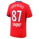Levné Mužský Fotbalový Dres Paris Saint-Germain Joao Neves 87 Alternativní 2025-26 Levné Mužský Fotbalový Dres Paris Saint-Germain Joao Neves 87 Alternativní 2025-26