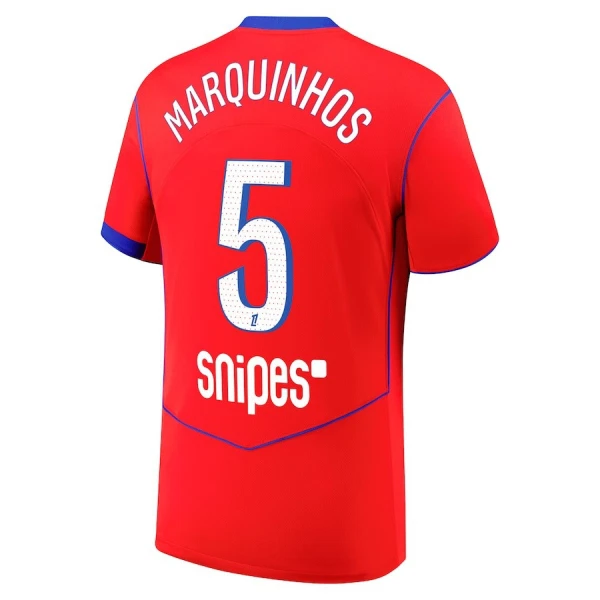Levné Mužský Fotbalový Dres Paris Saint-Germain Marquinhos 5 Alternativní 2025-26 Levné Mužský Fotbalový Dres Paris Saint-Germain Marquinhos 5 Alternativní 2025-26