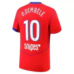 Levné Mužský Fotbalový Dres Paris Saint-Germain O. Dembele 10 Alternativní 2025-26