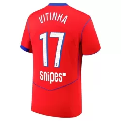 Levné Mužský Fotbalový Dres Paris Saint-Germain Vitinha 17 Alternativní 2025-26 Levné Mužský Fotbalový Dres Paris Saint-Germain Vitinha 17 Alternativní 2025-26