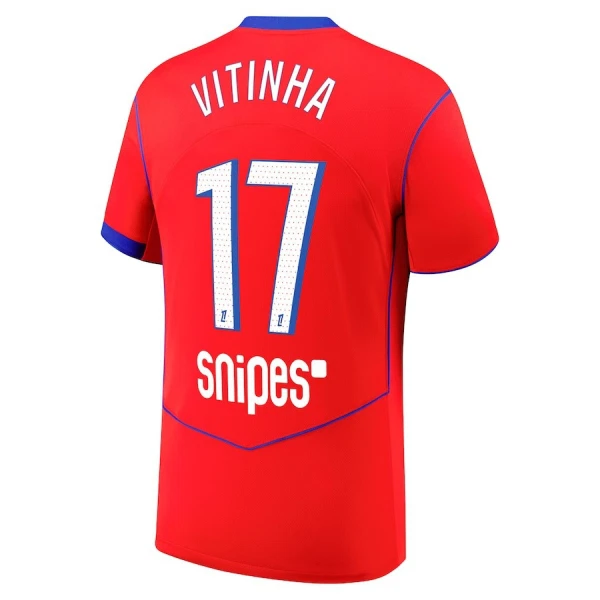 Levné Mužský Fotbalový Dres Paris Saint-Germain Vitinha 17 Alternativní 2025-26 Levné Mužský Fotbalový Dres Paris Saint-Germain Vitinha 17 Alternativní 2025-26