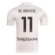 Levné Mužský Fotbalový Dres SSC Neapol De Bruyne 11 Venkovní 2025-26 Levné Mužský Fotbalový Dres SSC Neapol De Bruyne 11 Venkovní 2025-26