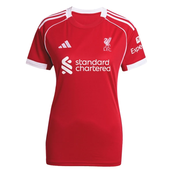 Levné Dámský Fotbalový Dres Liverpool Domácí 2025-26 Levné Dámský Fotbalový Dres Liverpool Domácí 2025-26