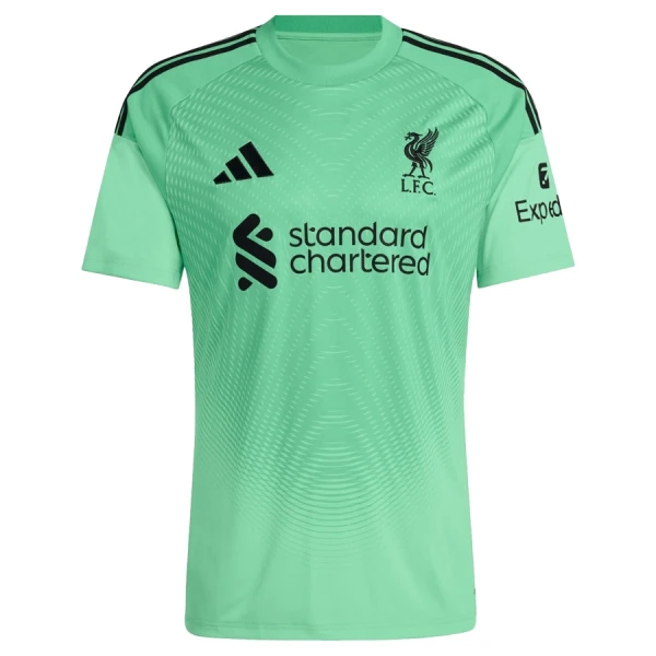 Levné Dětský Fotbalový Dres Liverpool A. Becker 1 Brankářské 2025-26 Zelená