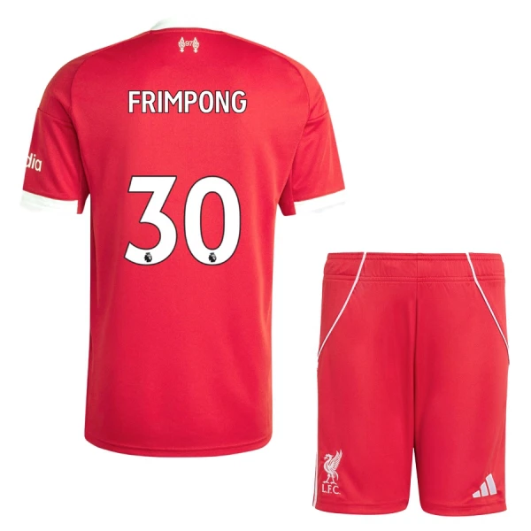 Levné Dětský Fotbalový Dres Liverpool Jeremie Frimpong 30 Domácí 2025-26 Levné Dětský Fotbalový Dres Liverpool Jeremie Frimpong 30 Domácí 2025-26