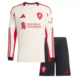 Levné Dětský Fotbalový Dres Liverpool Venkovní 2025-26 Dlouhý Rukáv Levné Dětský Fotbalový Dres Liverpool Venkovní 2025-26 Dlouhý Rukáv