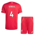 Levné Dětský Fotbalový Dres Liverpool Virgil 4 Domácí 2025-26