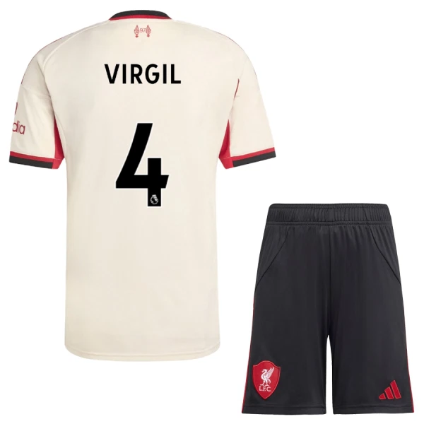 Levné Dětský Fotbalový Dres Liverpool Virgil 4 Venkovní 2025-26 Levné Dětský Fotbalový Dres Liverpool Virgil 4 Venkovní 2025-26