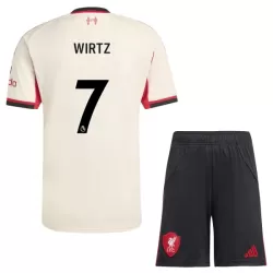 Levné Dětský Fotbalový Dres Liverpool Wirtz 7 Venkovní 2025-26 Levné Dětský Fotbalový Dres Liverpool Wirtz 7 Venkovní 2025-26