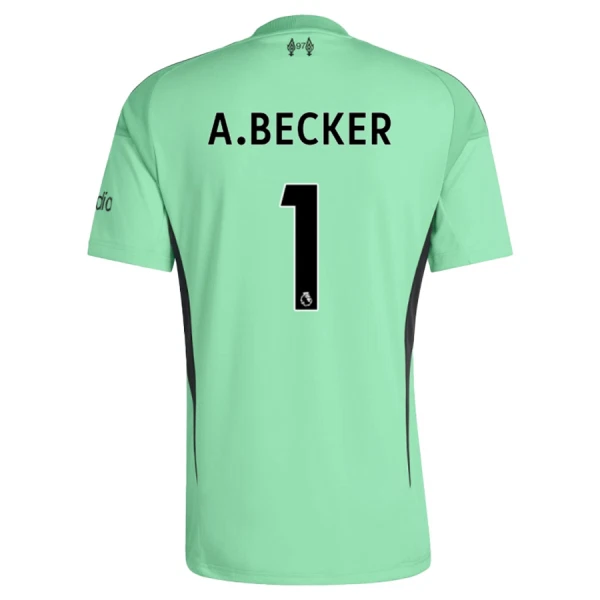 Levné Mužský Fotbalový Dres Liverpool A. Becker 1 Brankářské 2025-26 Zelená Levné Mužský Fotbalový Dres Liverpool A. Becker 1 Brankářské 2025-26 Zelená
