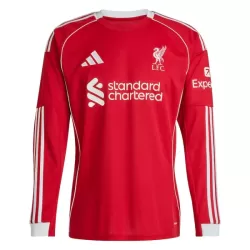 Levné Mužský Fotbalový Dres Liverpool Domácí 2025-26 Dlouhý Rukáv Levné Mužský Fotbalový Dres Liverpool Domácí 2025-26 Dlouhý Rukáv