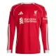 Levné Mužský Fotbalový Dres Liverpool Domácí 2025-26 Dlouhý Rukáv Levné Mužský Fotbalový Dres Liverpool Domácí 2025-26 Dlouhý Rukáv