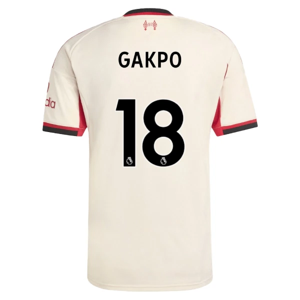 Levné Mužský Fotbalový Dres Liverpool Gakpo 18 Venkovní 2025-26 Levné Mužský Fotbalový Dres Liverpool Gakpo 18 Venkovní 2025-26